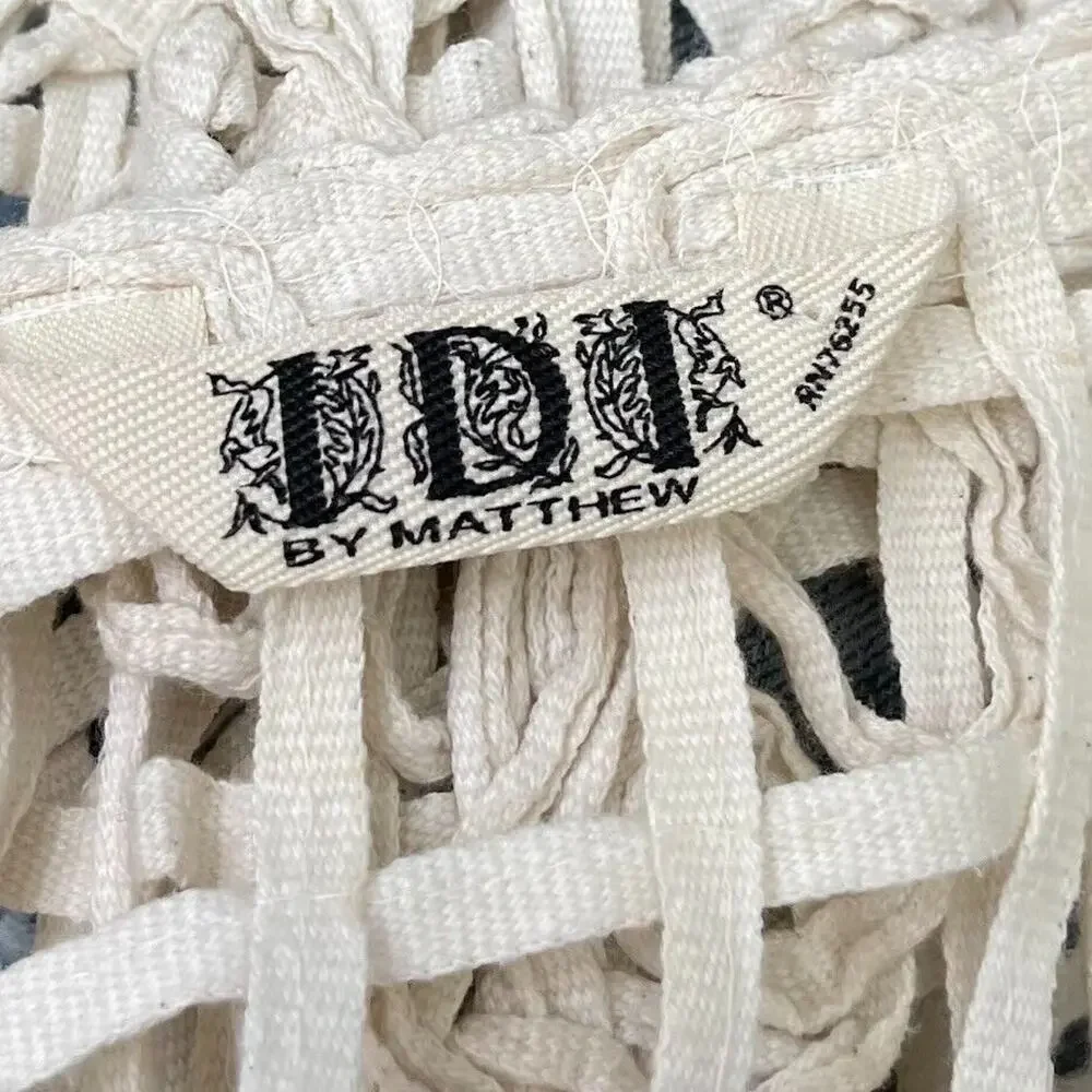 IDI by Matthew Size Medium Creamy Open Crochet Knit Vest Cardigan Beachy Boho - Picture 6 of 8